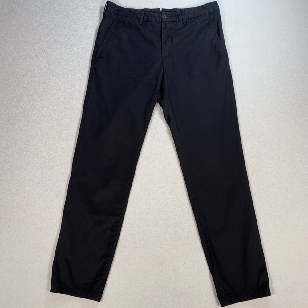 Prada Black Tapered Slim Chino Pants IT 46 31x29